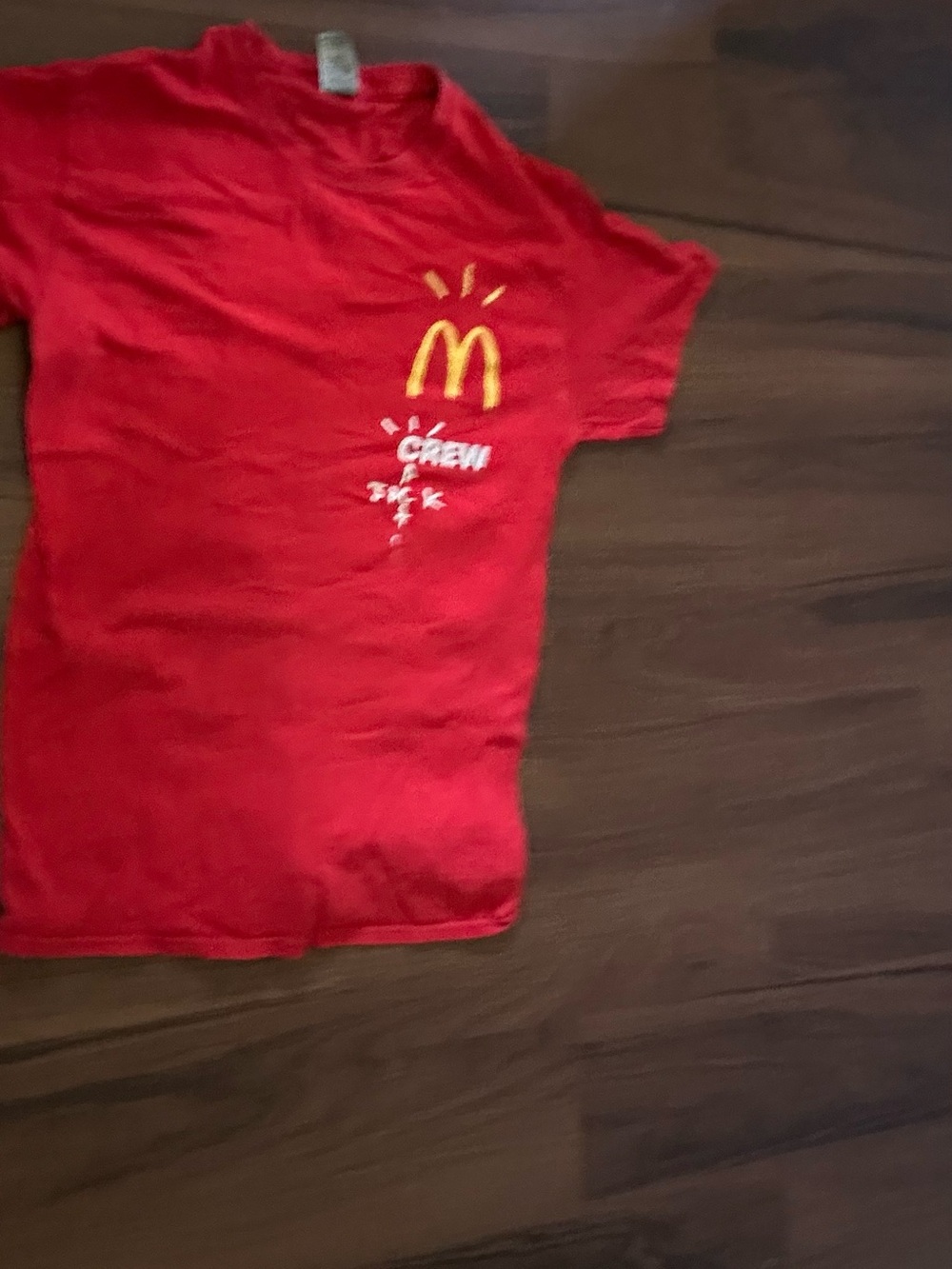 McDonald's Red Crew cactus jack Short Sleeve Tee